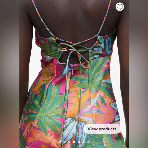 Tropical pattern dress - Picture 3 of 4